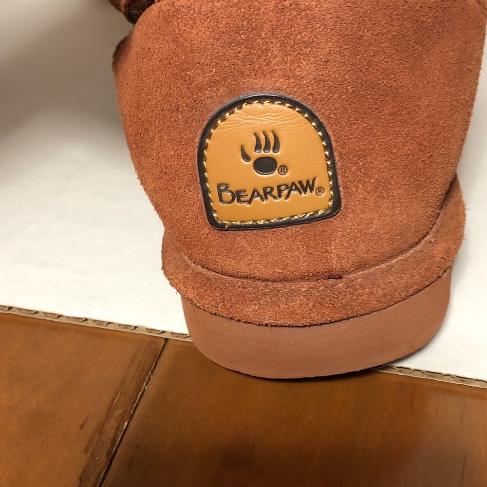 BearPaw Chestnut Suede Winter Boots - Picture 10 of 11